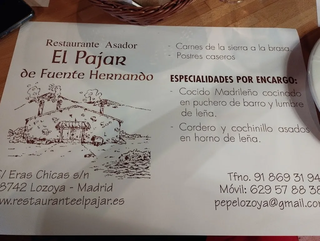 Menu_El Pajar de Fuente Hernando_Berzosa del Lozoya_image_3