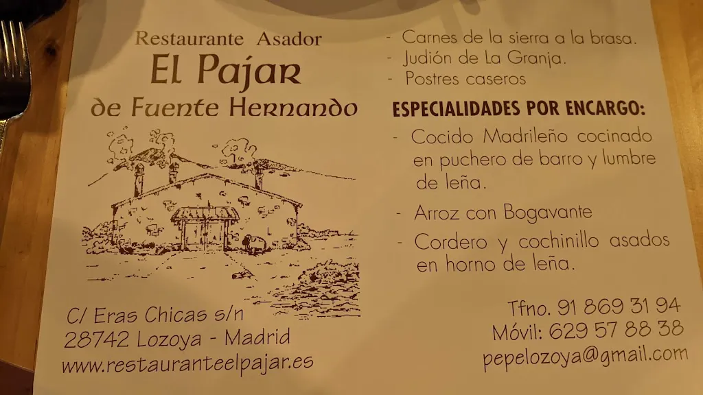 Menu_El Pajar de Fuente Hernando_Berzosa del Lozoya_image_4