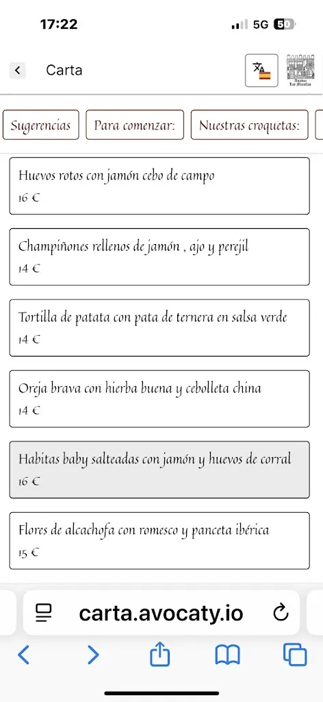 Menu_Asador Las Murallas_Berzosa del Lozoya_image_1