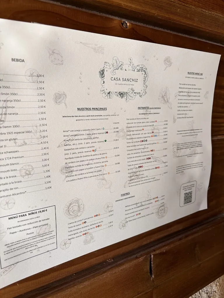 Menu_Restaurante Casa Sanchiz_Monóvar/Monòver_image_3