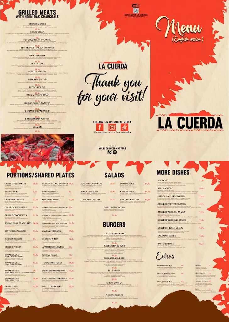 Menu_Cervecería La Cuerda_Cabrera La_image_2