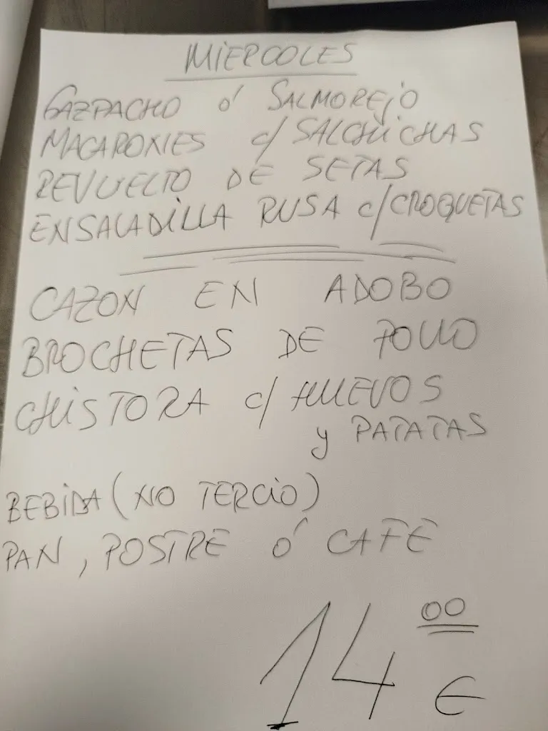 Menu_Restaurante Pico de La Miel_Cabrera La_image_1