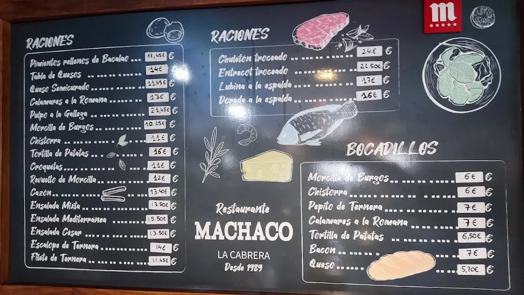 Menu_Restaurante Machaco_Cabrera La_image_1