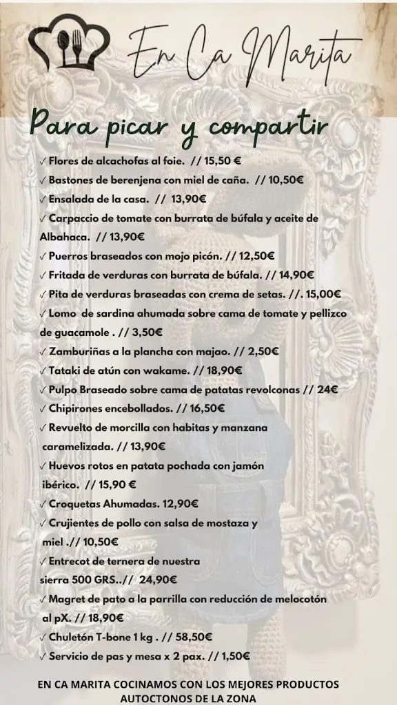 Menu_Restaurante En Cá Marita_Bustarviejo_image_2
