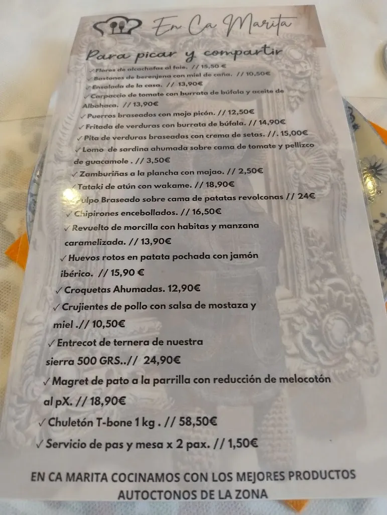 Menu_Restaurante En Cá Marita_Bustarviejo_image_4