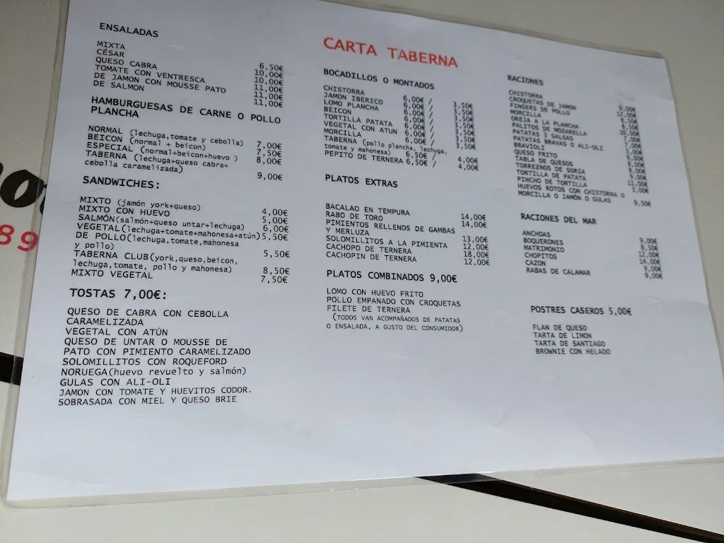 Menu_La Taberna_Bustarviejo_image_3