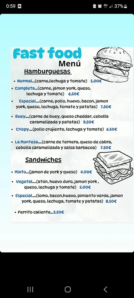 Menu_El rinconcito de ainhoa_Cadalso de los Vidrios_image_2