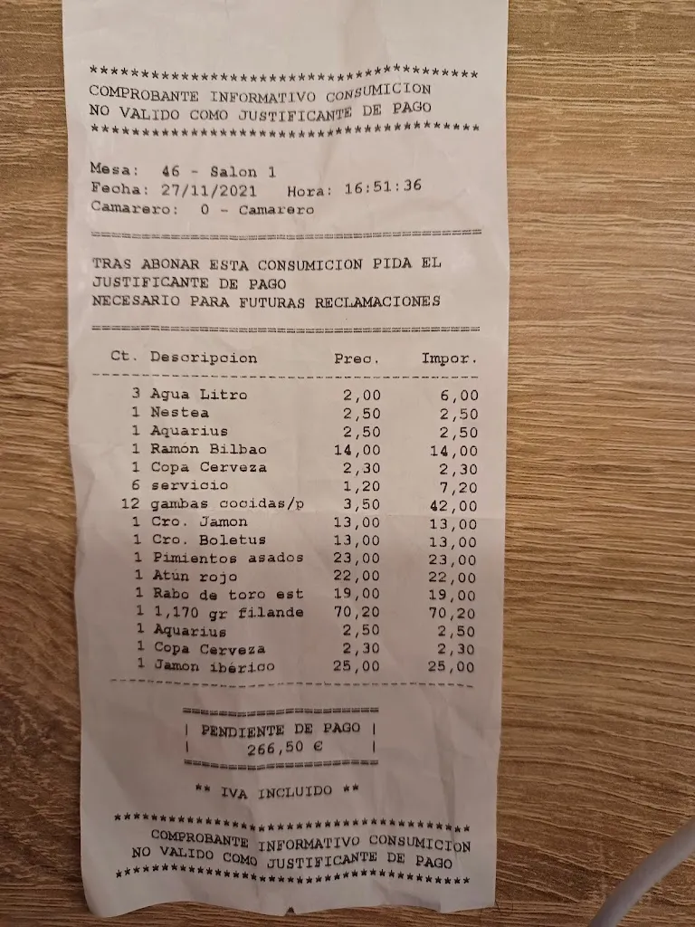 Erick Maitin Morales_Restaurante La Peralera_Camarma de Esteruelas_review