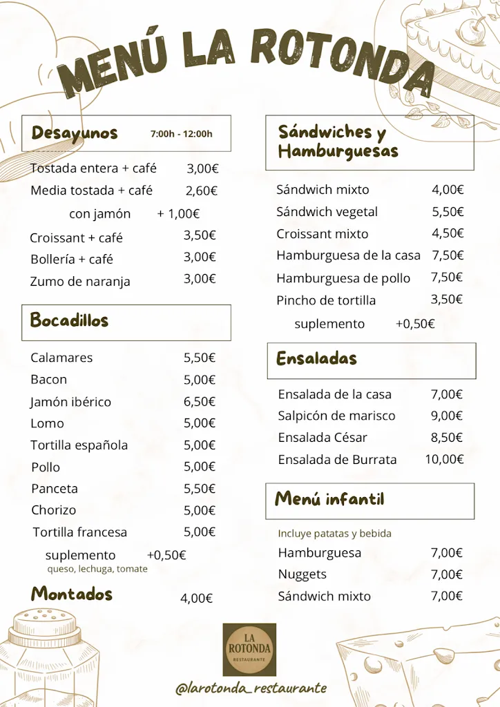 Menü_Restaurante La Rotonda_Camarma de Esteruelas_Bild_2