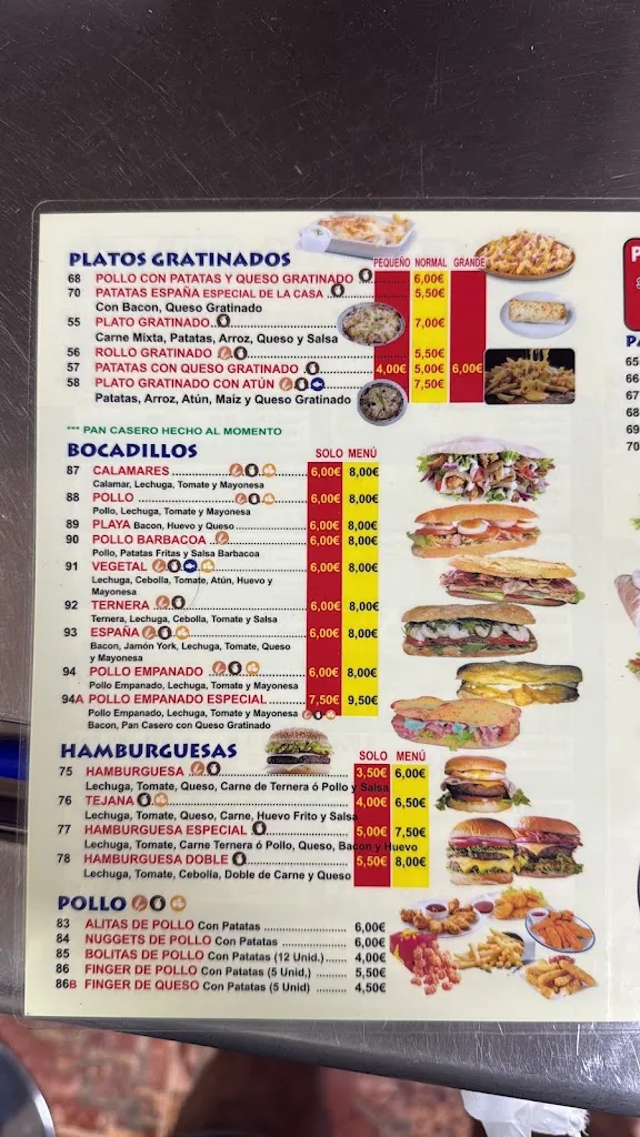 Menu_Kebab pizzería España MONOVAR_Monóvar/Monòver_image_2