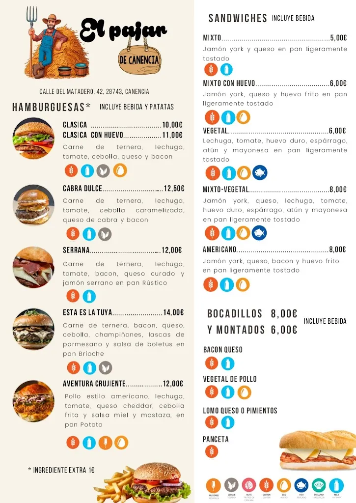 Menu_El Pajar de Canencia_Canencia_image_2