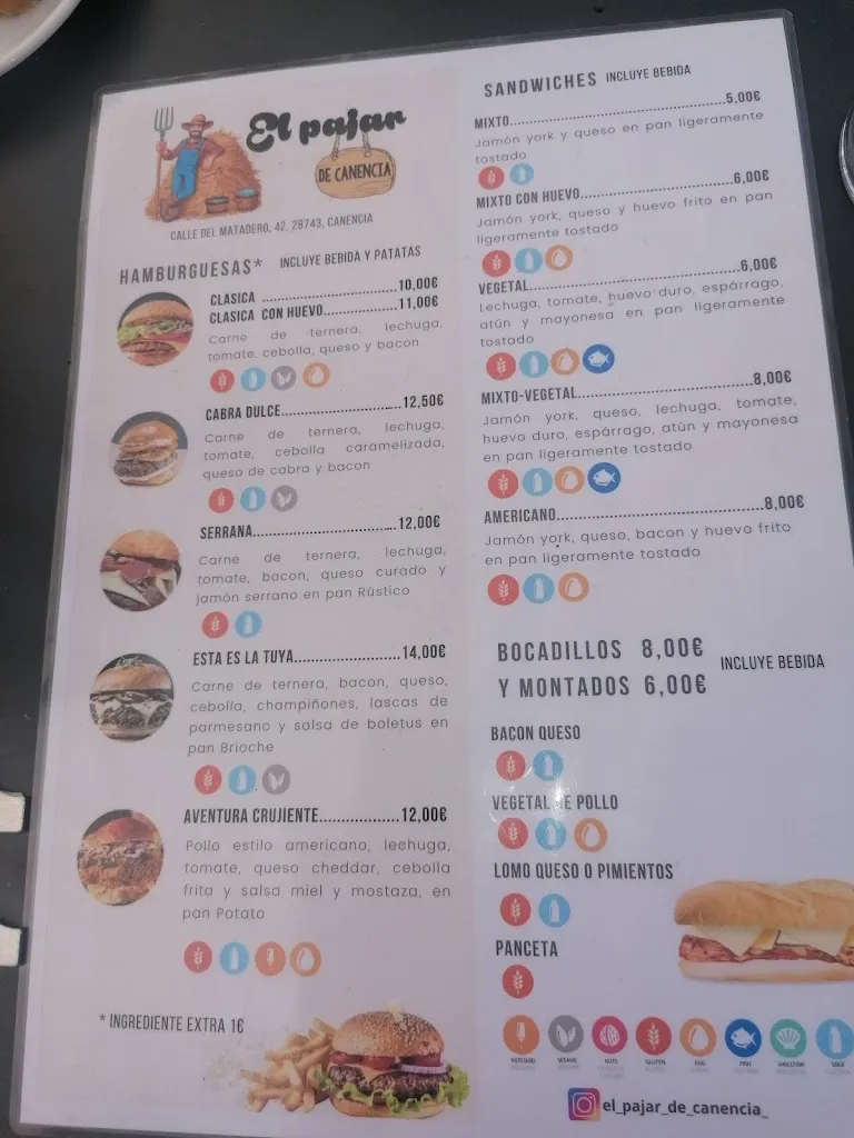 Menu_El Pajar de Canencia_Canencia_image_4