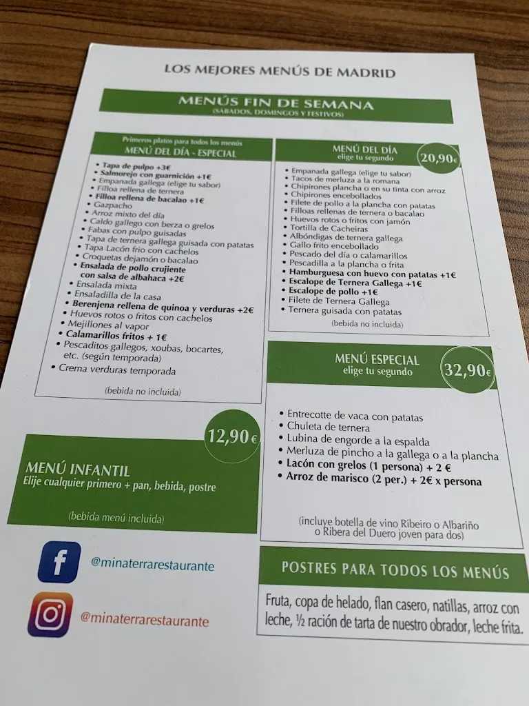 Menu_Restaurante Miña Terra_Arroyomolinos_immagine_2