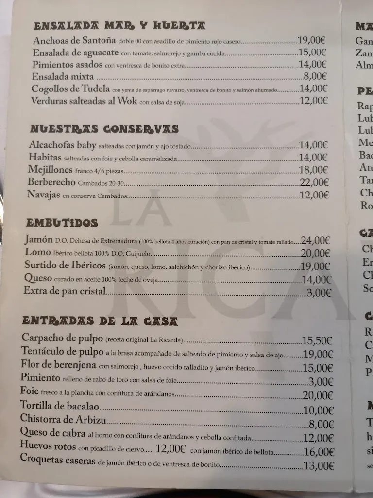 Menu_Restaurante La Ricarda_Arroyomolinos_image_2