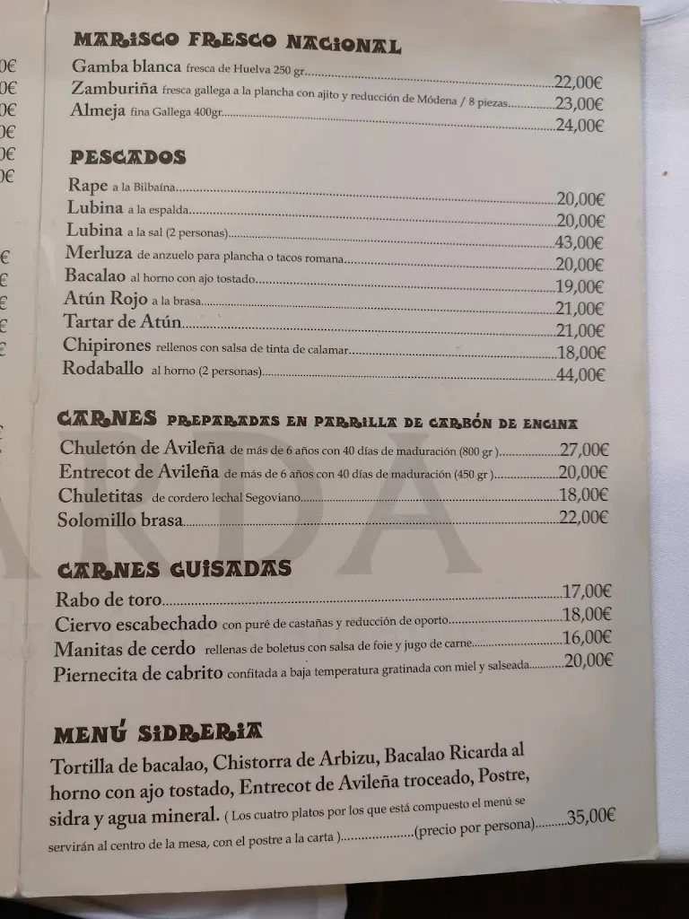 Menu_Restaurante La Ricarda_Arroyomolinos_image_3