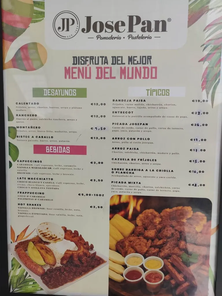 Menu_Josepan Xanadú_Arroyomolinos_immagine_1