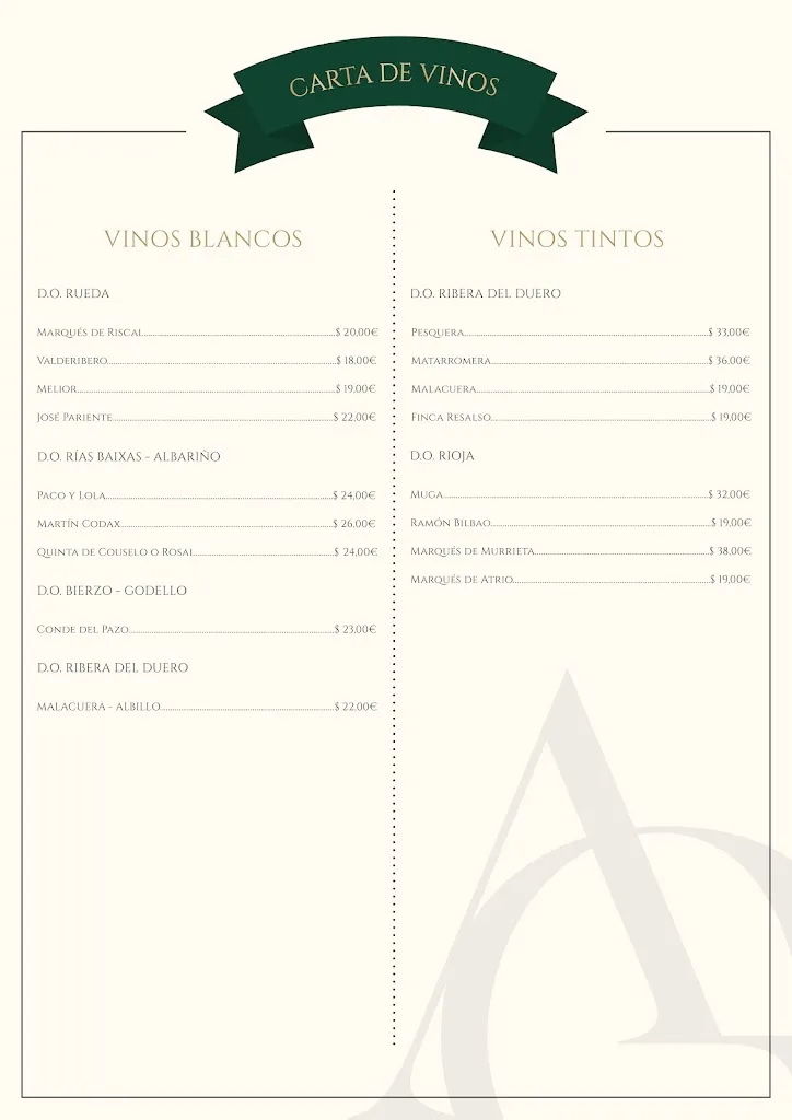 Menü_Almagrata Restaurante_Arroyomolinos_Bild_2