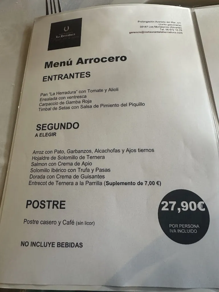 Menu_Restaurante La Herradura_Montesinos Los_immagine_3