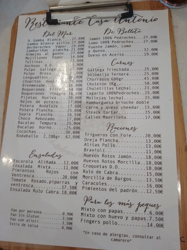 Menu_Casa Antonio_Arroyomolinos_image_1