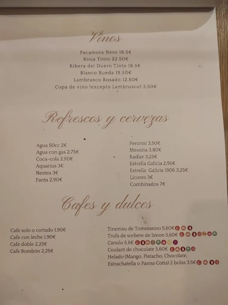 Menu_Tommasino Pizzorante_Arroyomolinos_image_2