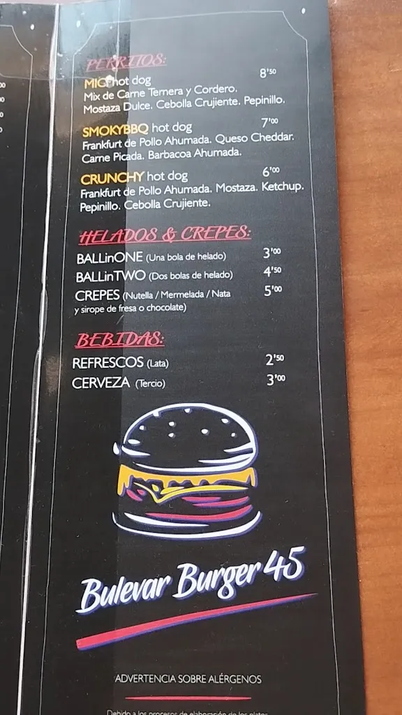 Menu_Bulevar 45 Gastro Bar_Arroyomolinos_immagine_2