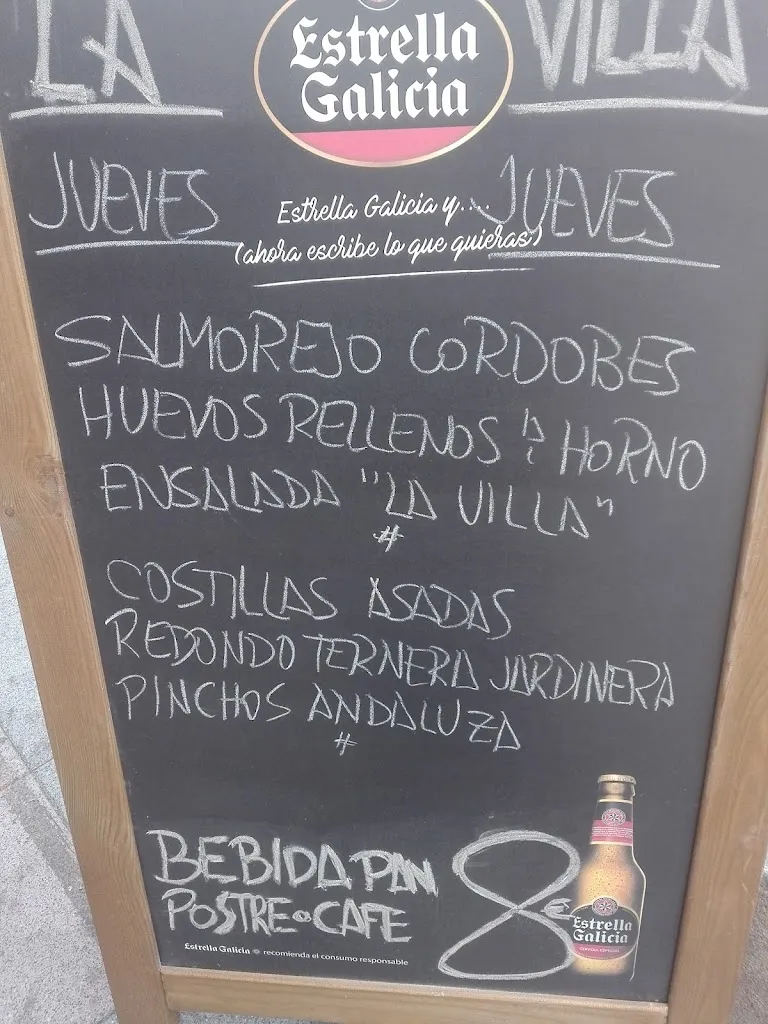 Menu_Cafetería restaurante La Villa_Arroyomolinos_image_3