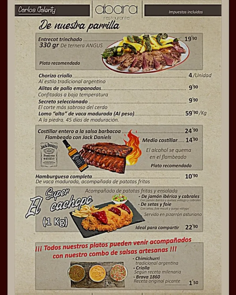 Menu_Abara Restaurante_Arroyomolinos_image_3