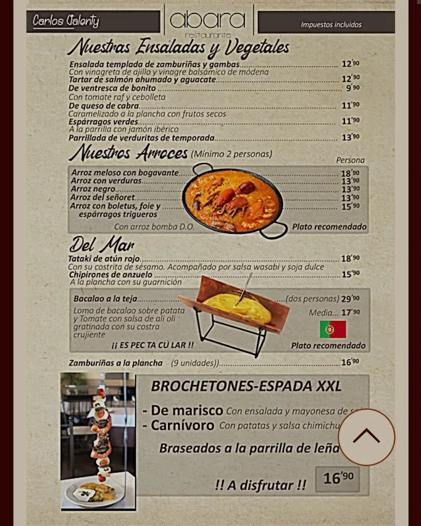 Menu_Abara Restaurante_Arroyomolinos_image_4