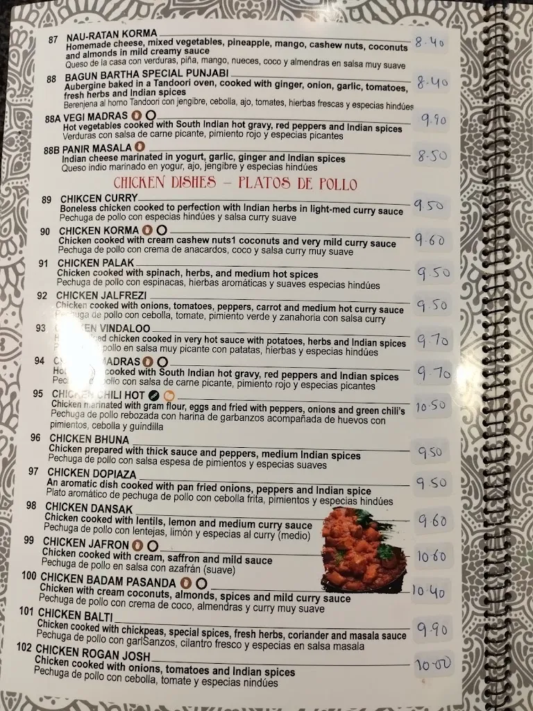 Menu_Restaurante Punjabi Paradise_Montesinos Los_image_2