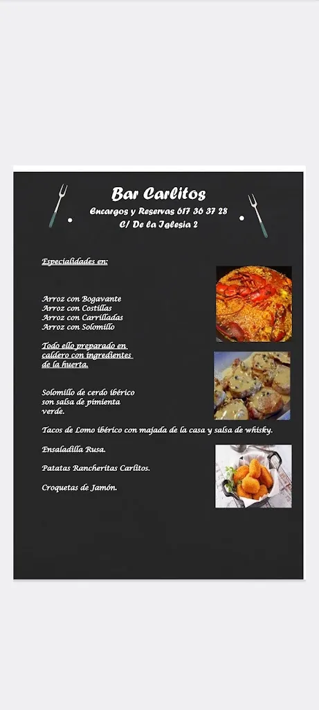 Menu_Bar Carlitos_Cenicientos_image_1