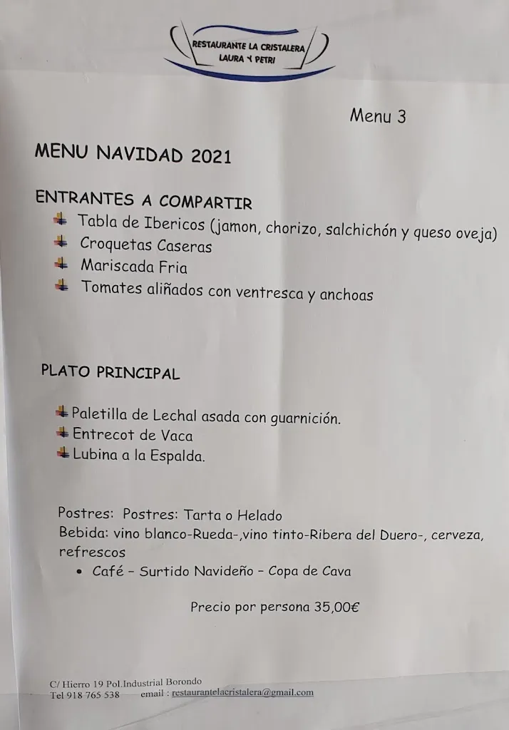 Menu_Restaurante la Cristalera_Campo Real_image_1