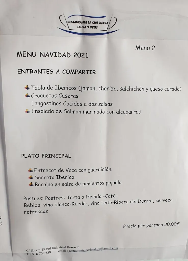 Menu_Restaurante la Cristalera_Campo Real_image_2