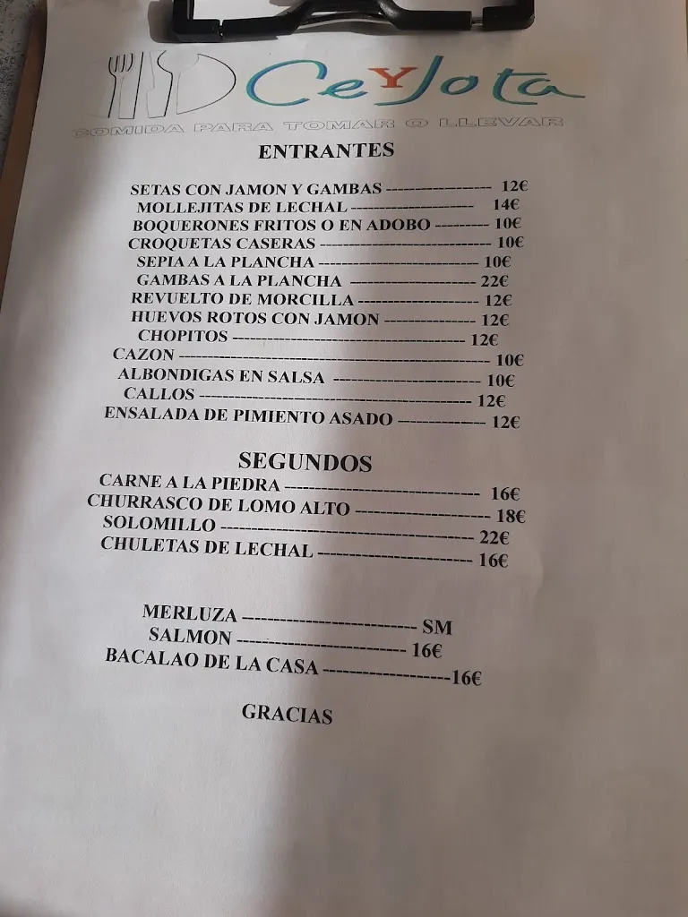 Menu_Bar Restaurante CeyJota_Campo Real_image_1