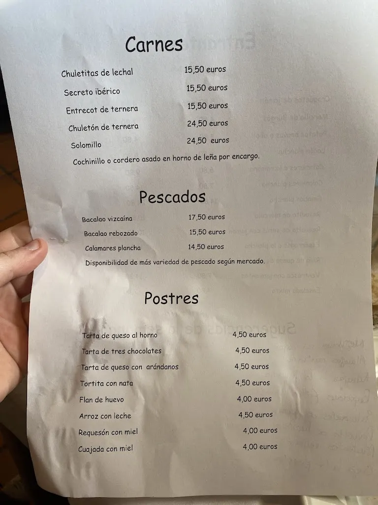 Menu_Bar Mesón El Parador_Chapinería_image_4