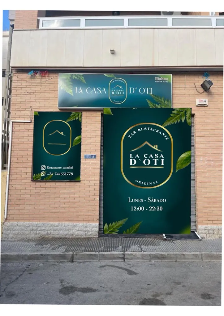 Casa d’Oti ristorante a Montesinos Los