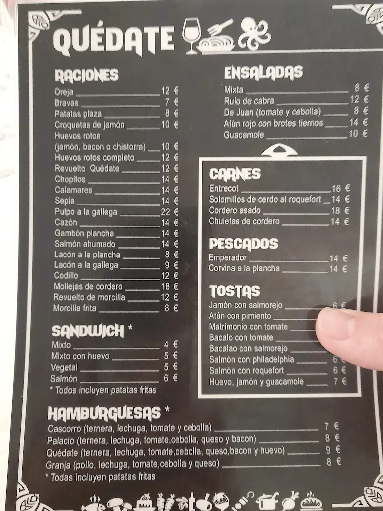 Menu_Quédate bar restaurante_Chapinería_image_1