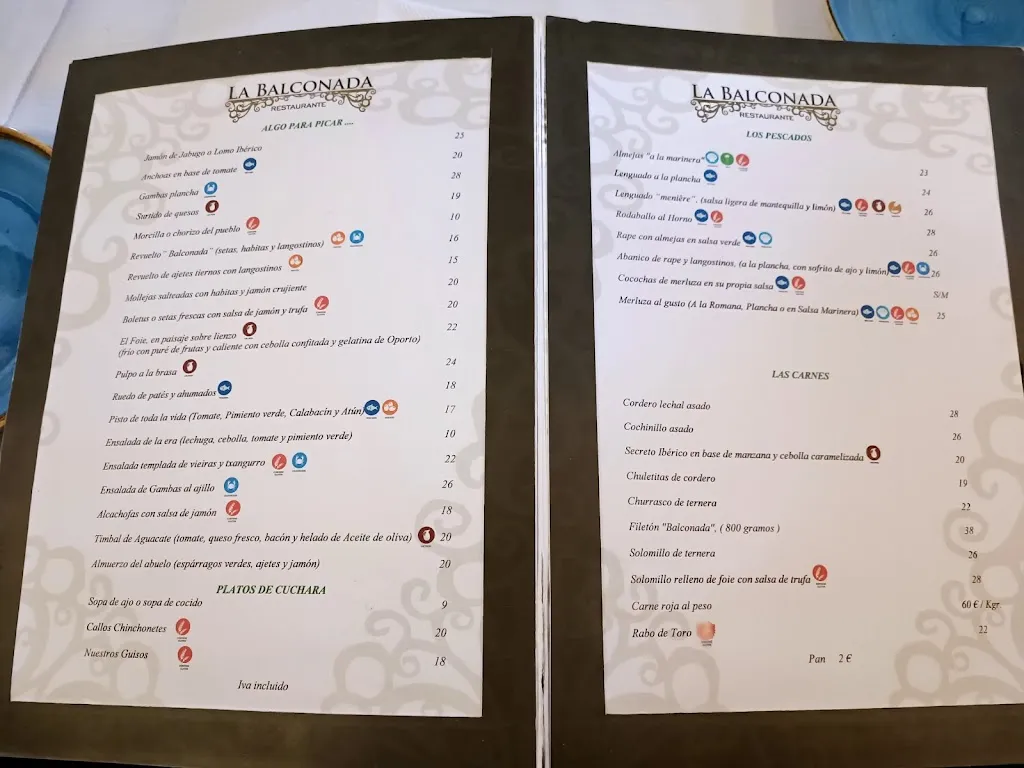 Menu_Restaurante La Balconada_Chinchón_immagine_4