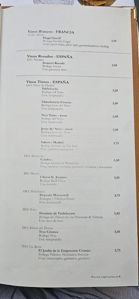 Menu_Café de La Iberia_Chinchón_image_2