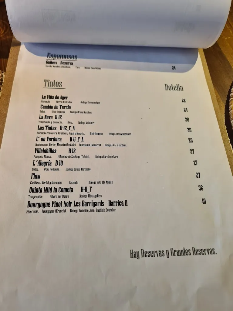 Menu_La Señora Winebar_Chinchón_image_4