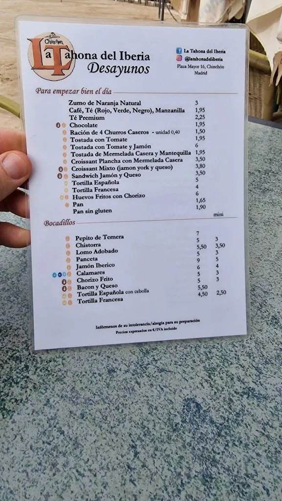Menu_La Tahona del Iberia_Chinchón_image_4