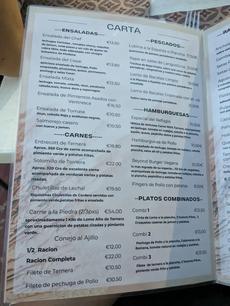 Menu_Restaurante El Refugio_Cobeña_image_2