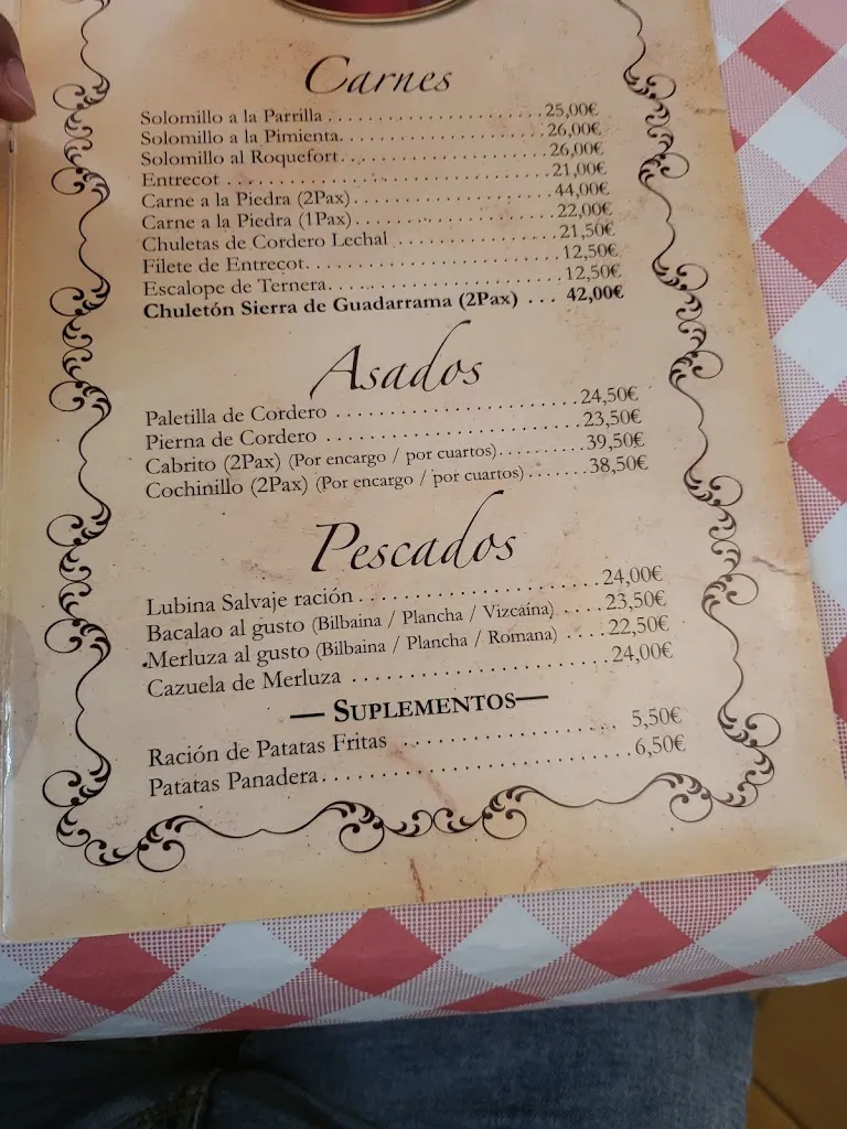 Menu_Restaurante Las Parrillas Cobeña_Cobeña_image_2