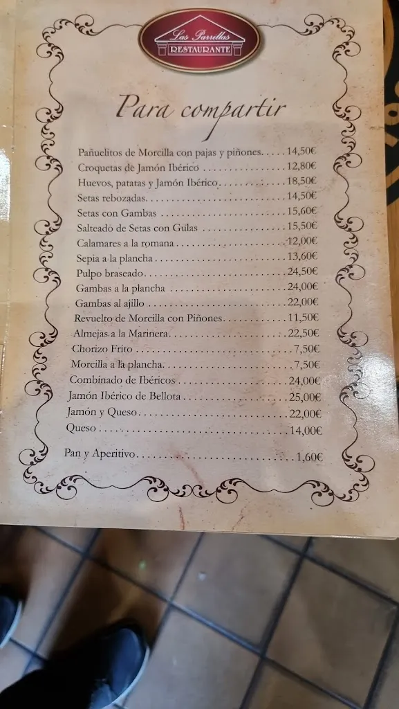 Menu_Restaurante Las Parrillas Cobeña_Cobeña_image_3