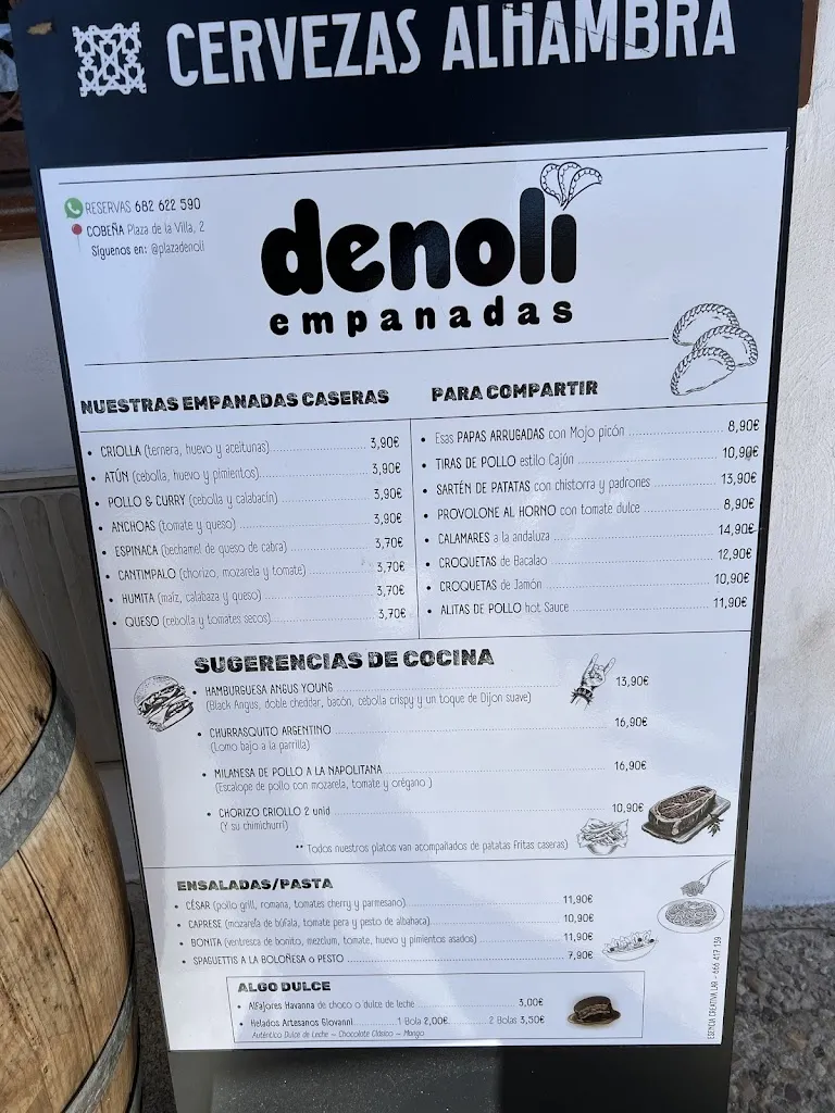 Menu_La Plaza Denoli_Cobeña_image_1