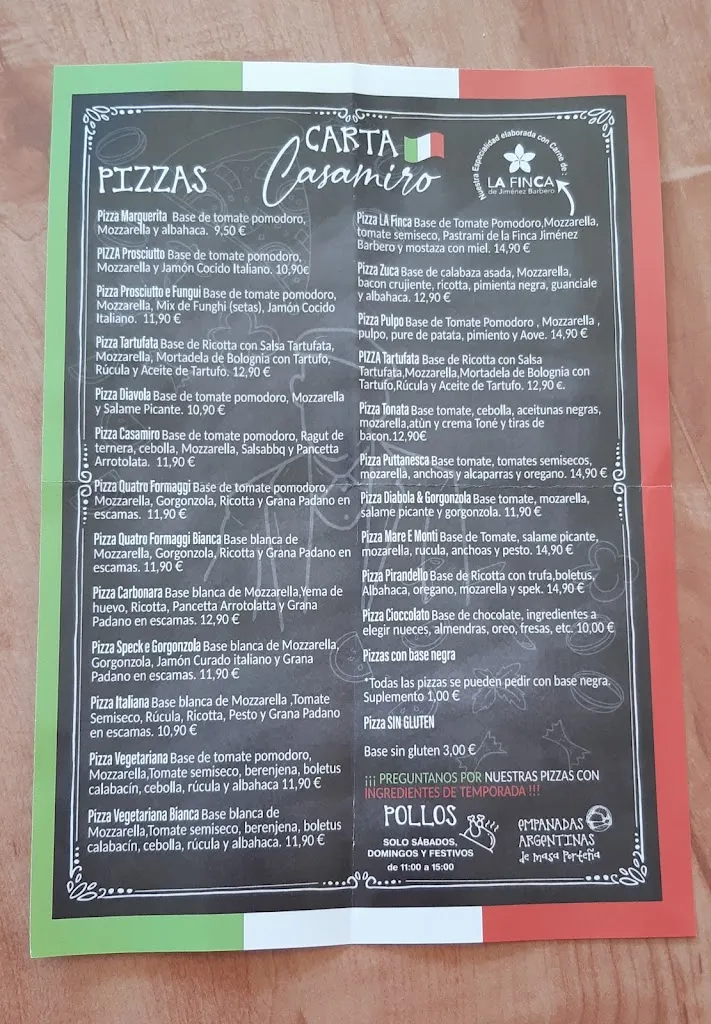 Menu_Pizzeria Casamiro_Colmenar del Arroyo_image_4