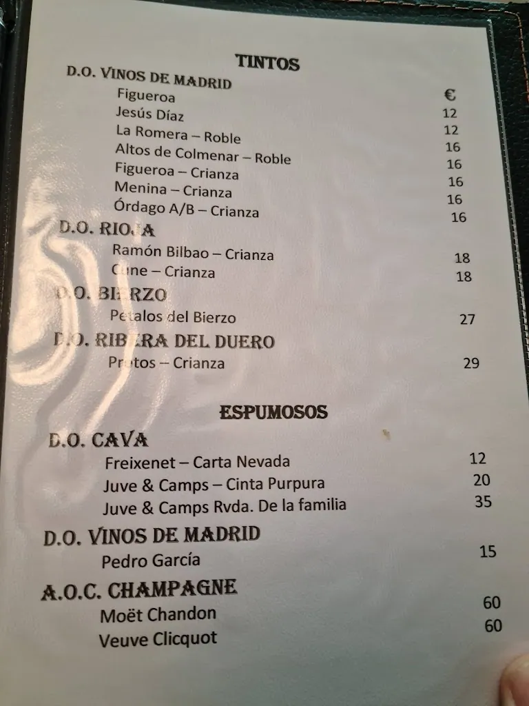 Menu_Bar restaurante Casa Pepe - Dosherma_Colmenar de Oreja_image_1