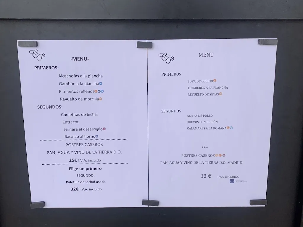 Menu_Bar restaurante Casa Pepe - Dosherma_Colmenar de Oreja_image_2