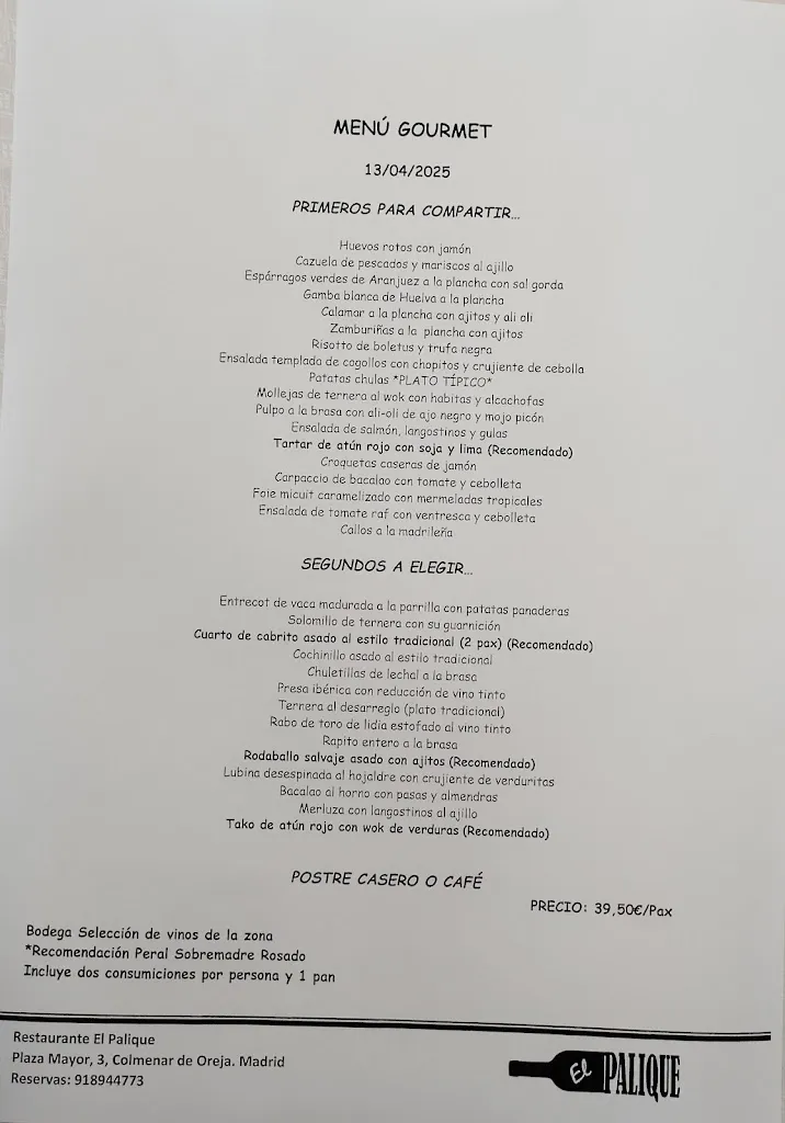 Menu_El Palique_Colmenar de Oreja_image_2