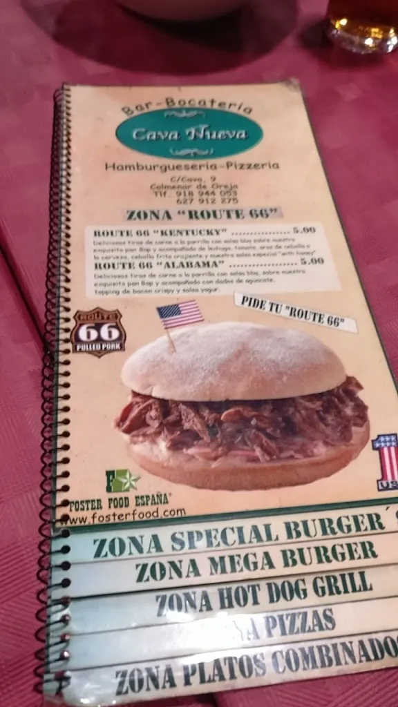 Menu_Bar restaurante Cava Nueva_Colmenar de Oreja_image_1