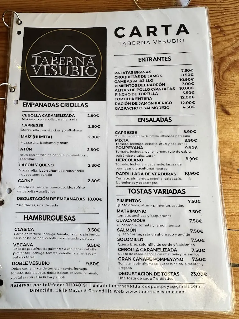 Menu_Taberna Vesubio_Cercedilla_image_4